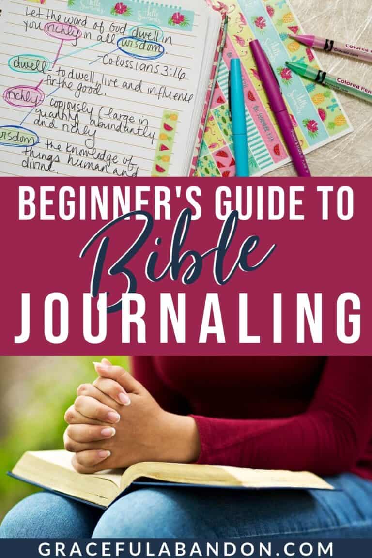 How To Start Bible Journaling For Beginners